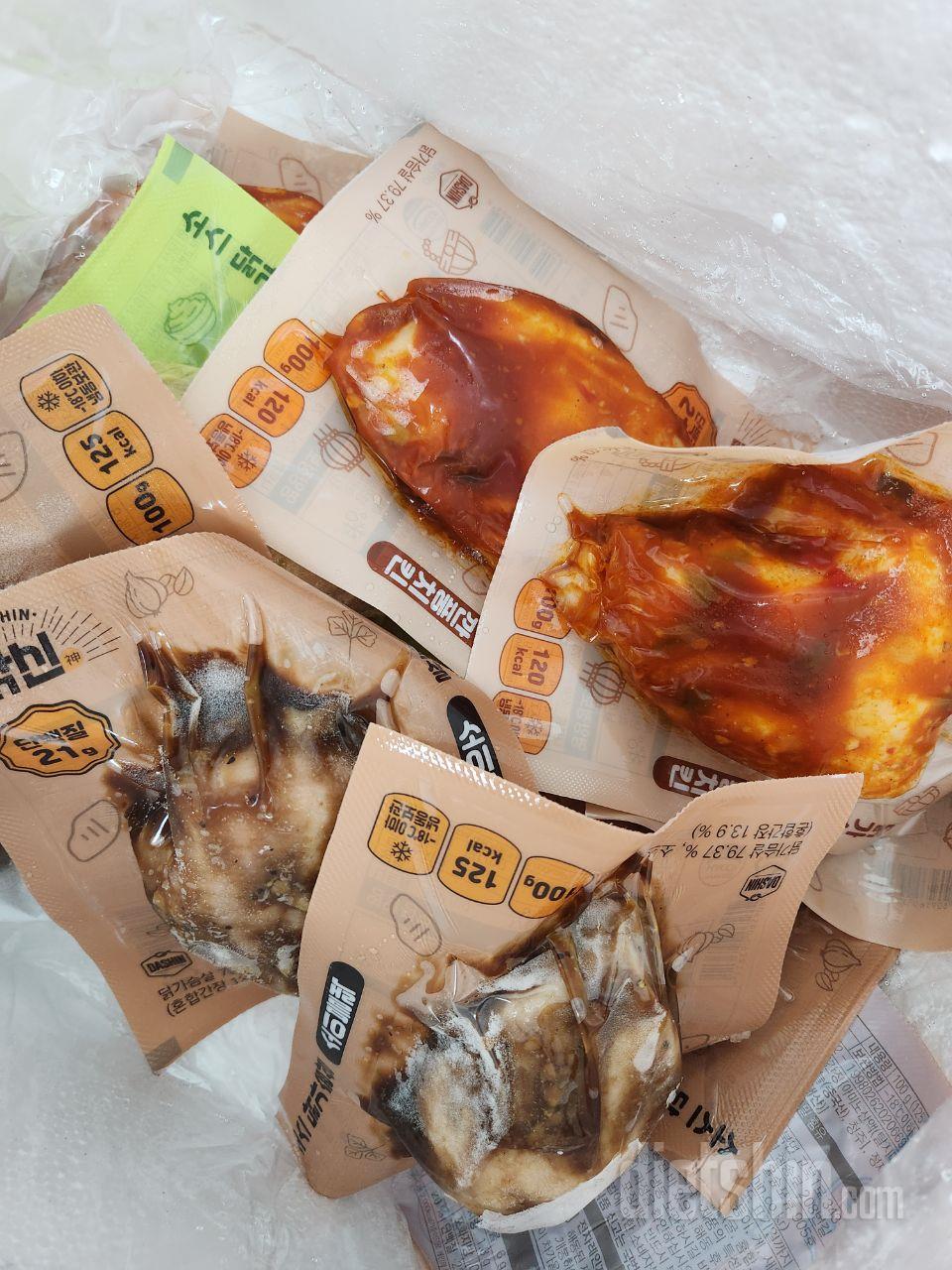 깐풍치킨맛 소스품은 닭가슴살은 처음