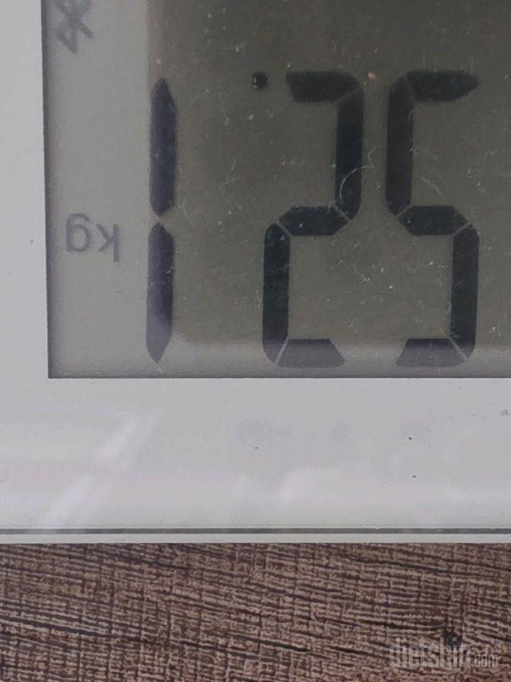 7일 아침 몸무게 재기38일차 성공!