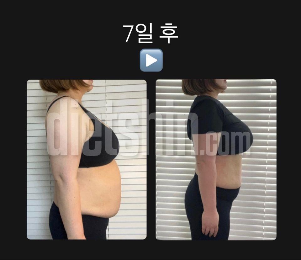 일주일동안 -6.5kg 감량 성공! 정상체중가는 그 날까지🔥