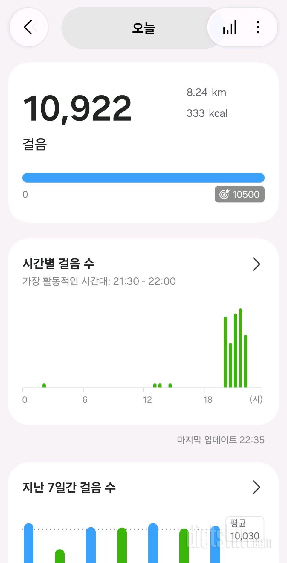 30일 만보 걷기1087일차 성공!