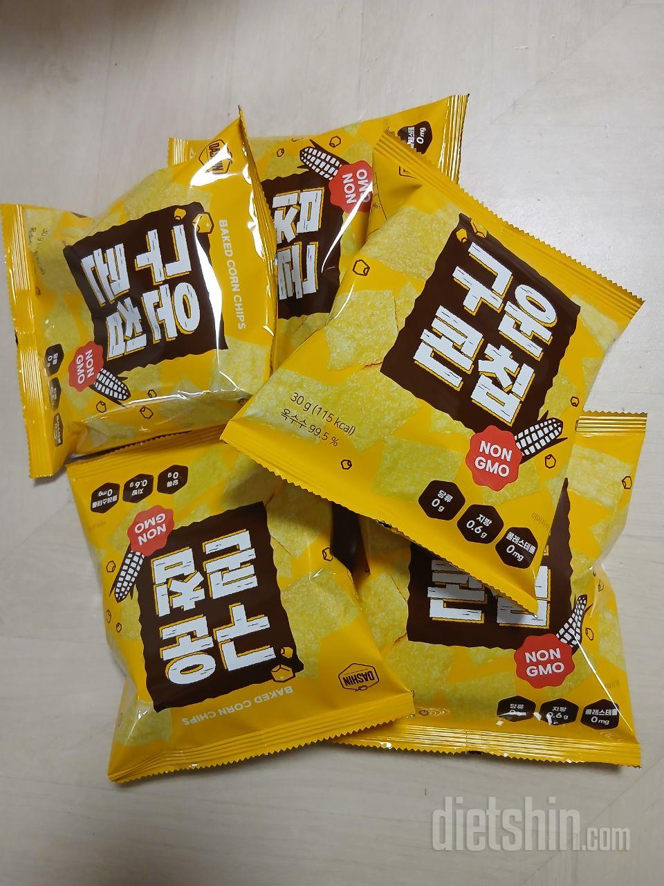 과자 생각날때 먹기 딱 좋아요