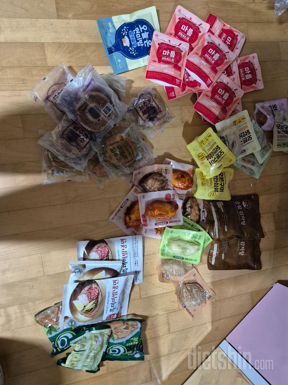 먹어보고싶은 맛 위주로 골라담아 구매