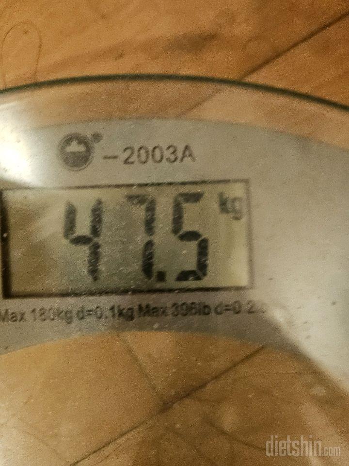 7일 아침 몸무게 재기272일차 성공!