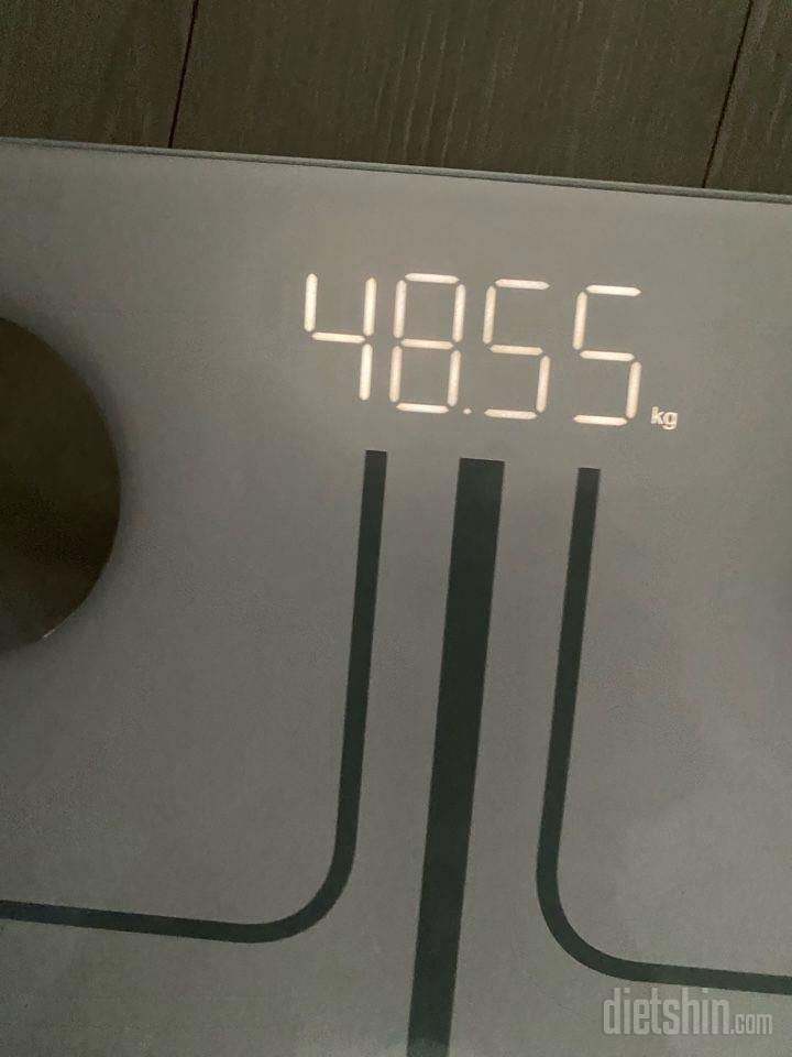 7일 아침 몸무게 재기32일차 성공!