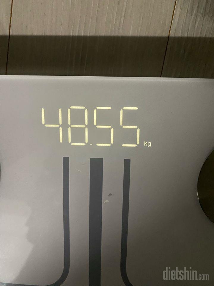 7일 아침 몸무게 재기35일차 성공!