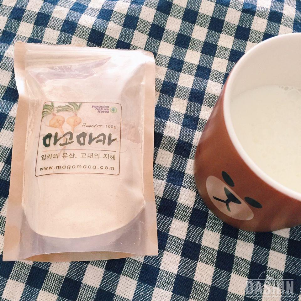 우유 + 마고마카 = 꿀맛❤️