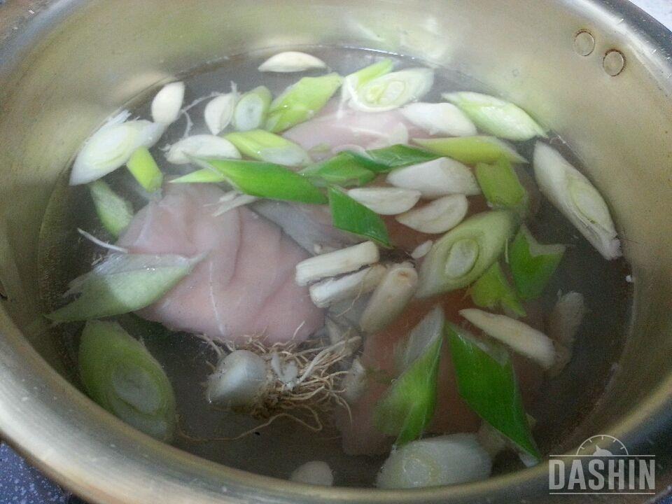 ●●냉동닭가슴살을  삼계탕 맛나게