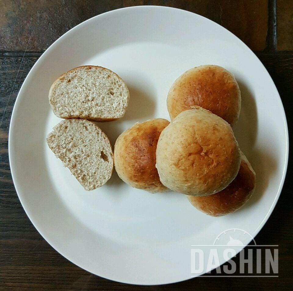 쵸다2탄.오늘 쵸다 간식!!🍞통밀 모닝빵~~😄