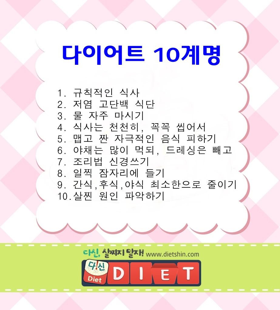 다이어트 10계명