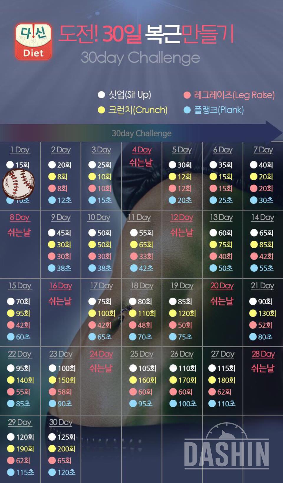 [복근만들기/1일차] 성공