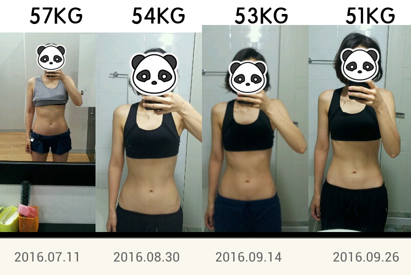 [100일 프로젝트] 58->51kg(키166) 운동&식단