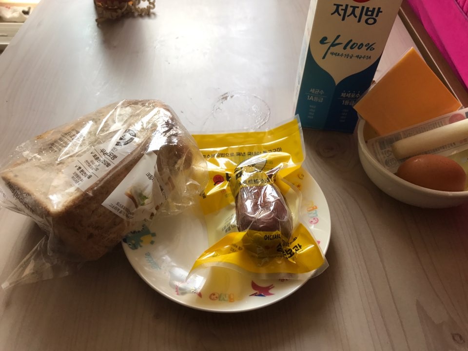 [아침 고구마 다섯번째 후기] 고구마 치즈 프렌치 토스트