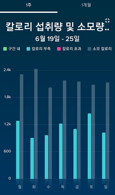 0625 식단 + 1주일 정리