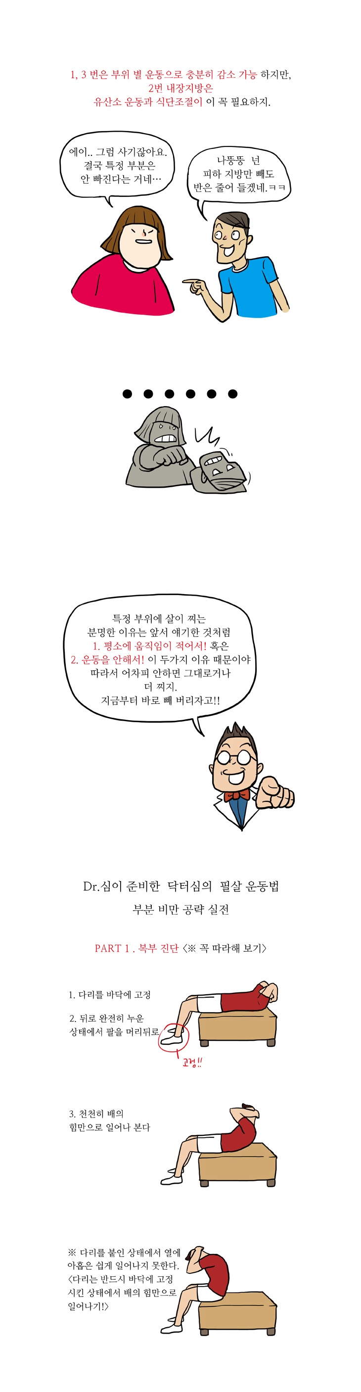 20화, 허벅지, 뱃살…왜 난 특정부위만 살이 찔까?