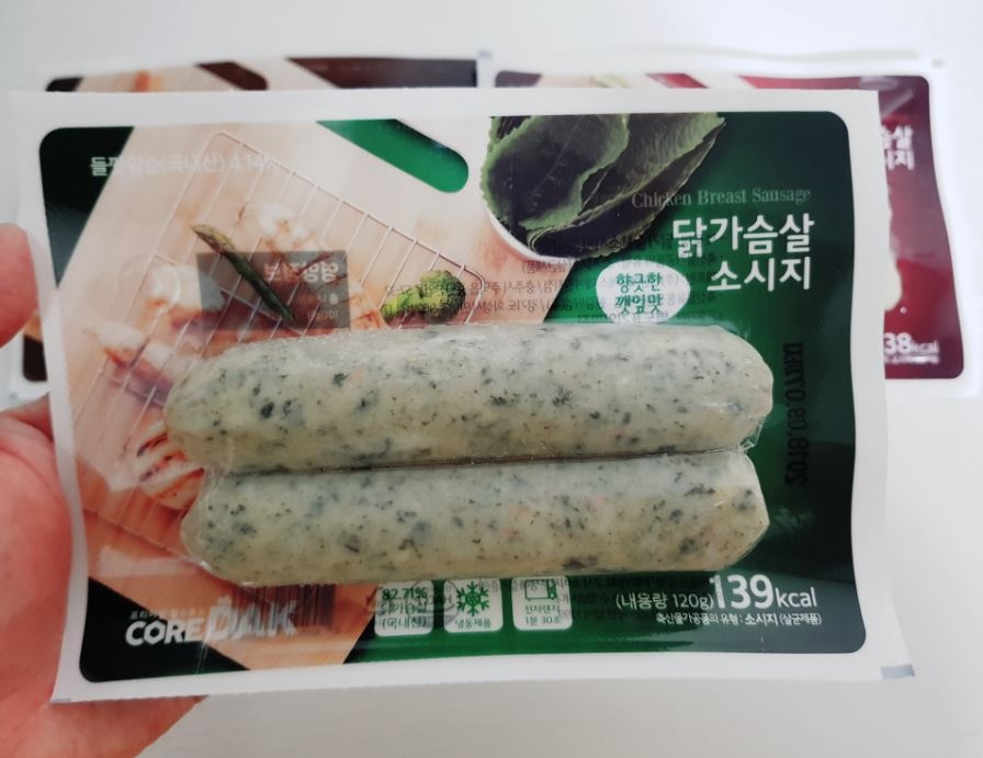 깻잎맛 소시지 오트밀황태계란죽 도시락