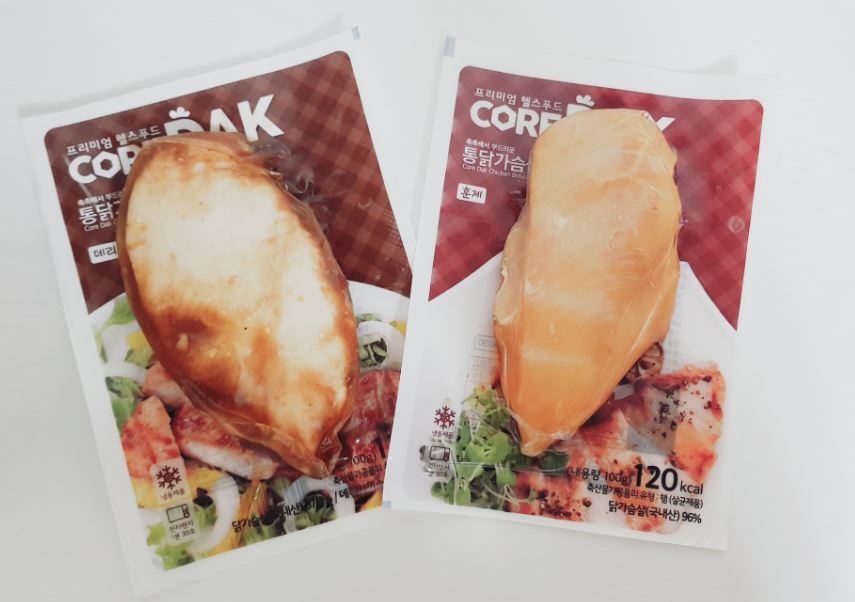 데리야끼 통닭가슴살 오트밀황태계란죽 도시락