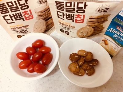 오늘은 통밀당 단백칩 넛츠 편 !