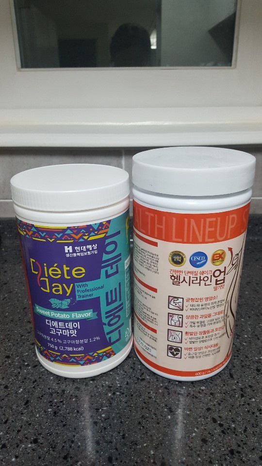 헬시라인업 딸기맛에 바나나