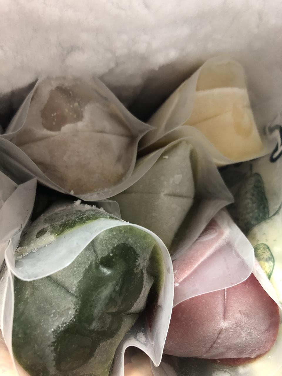 식사대용으로 먹으려고 얼려뒀어요! 지난번에 구매하고 만족해서 재구매했어용