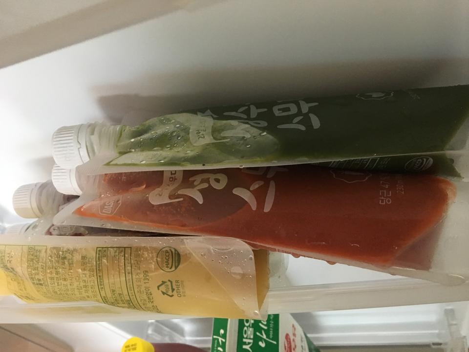 임신하고 과일이랑 음료수가 자꾸땡겨서
주문했어요