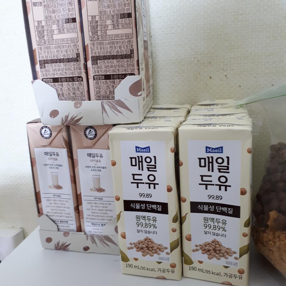 식이섬유는 더 진한 맛이있어요. 고소합니다.더 달기도 하고요. 30칼로리 차이인데요 어머니도 식이섬유가 ...