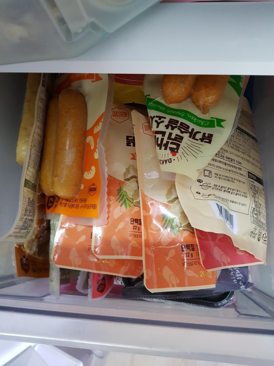 냉동실에 가득가득 채웠어요~
풍족하니~~행복합니다.ㅎ