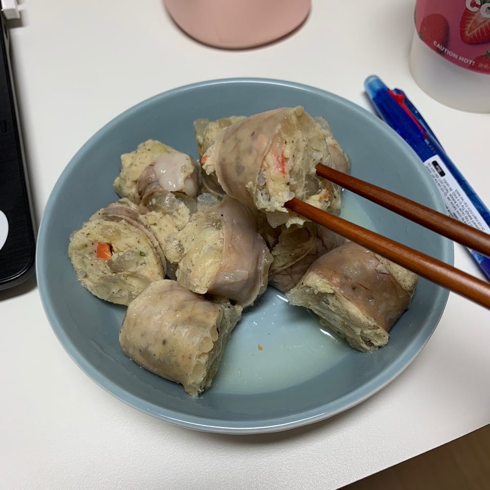 닭가슴살 순대 너무 맛있어요