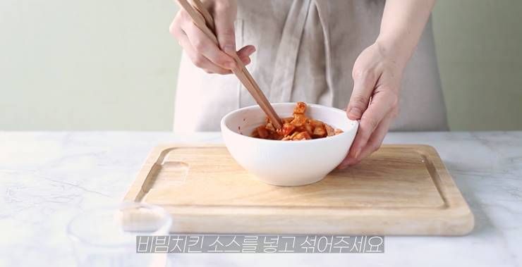 밥없이 만드는 닭강정맛 유부초밥!