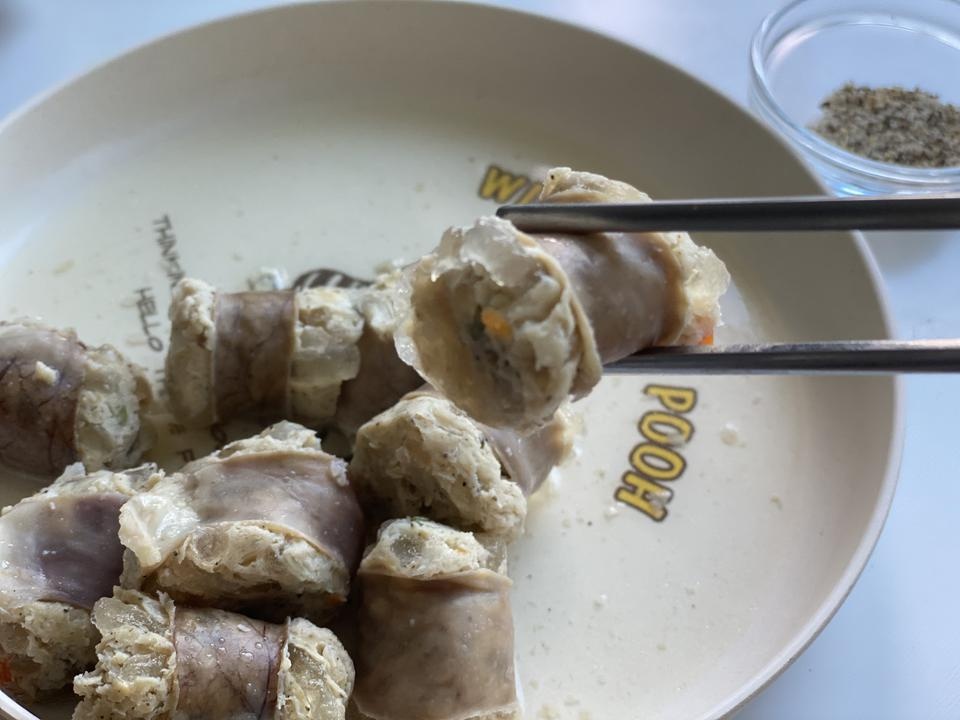 순대가 너무 먹고 싶었는데 식감이 비슷해서 넘 좋아요!! 맛도 더 건강하고 담백한 맛이 나서 만족♥