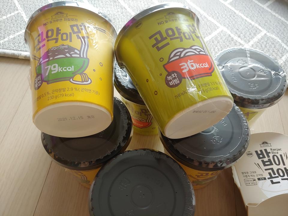 면을 좋아해서 이왕이면 칼로리 적은 제품으로~