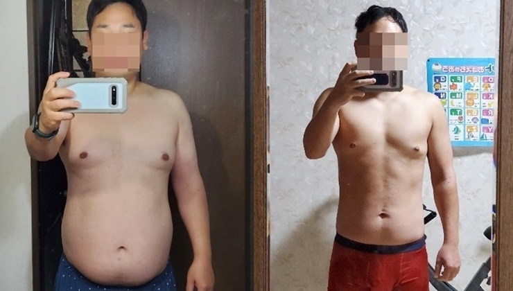 92kg→61kg! 고도비만에서 탈출한, 그의 놀라운 몸매 변천사?