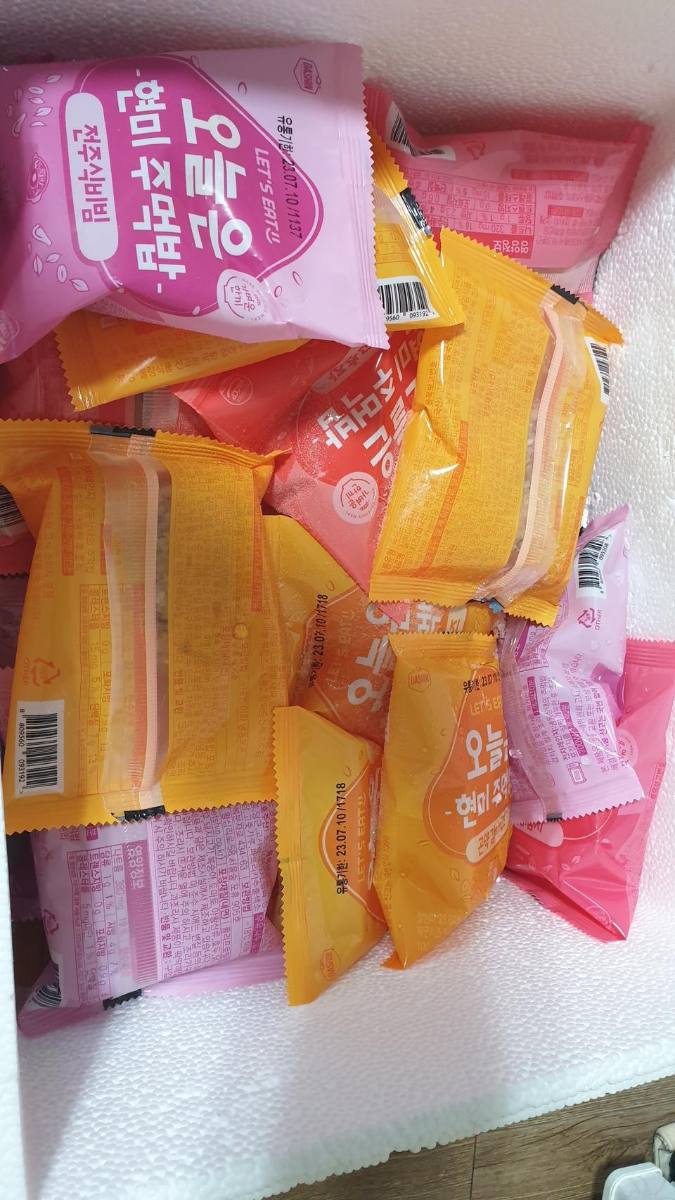 아침식사용으로 번써 3번 넘게 주문합니다. 맛있어요.