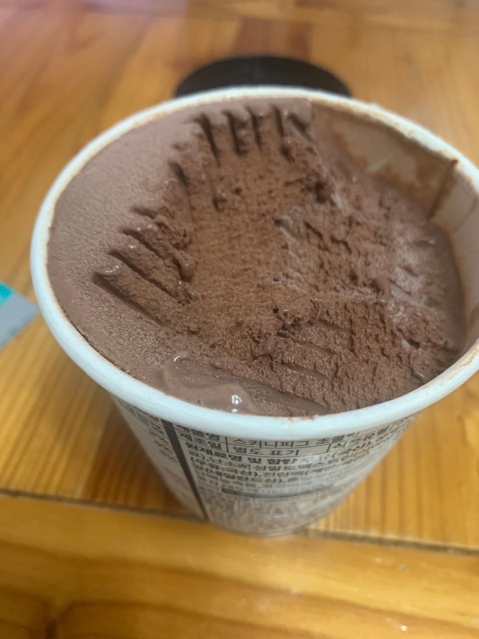 완전 그냥 초콜릿 아이스크림 진한맛!