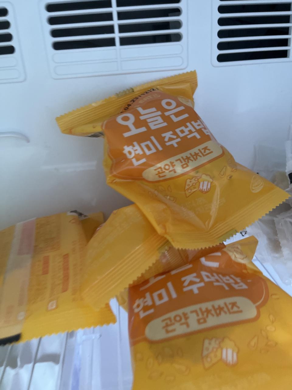 곤약 주먹밥 첨인데 맛있어요