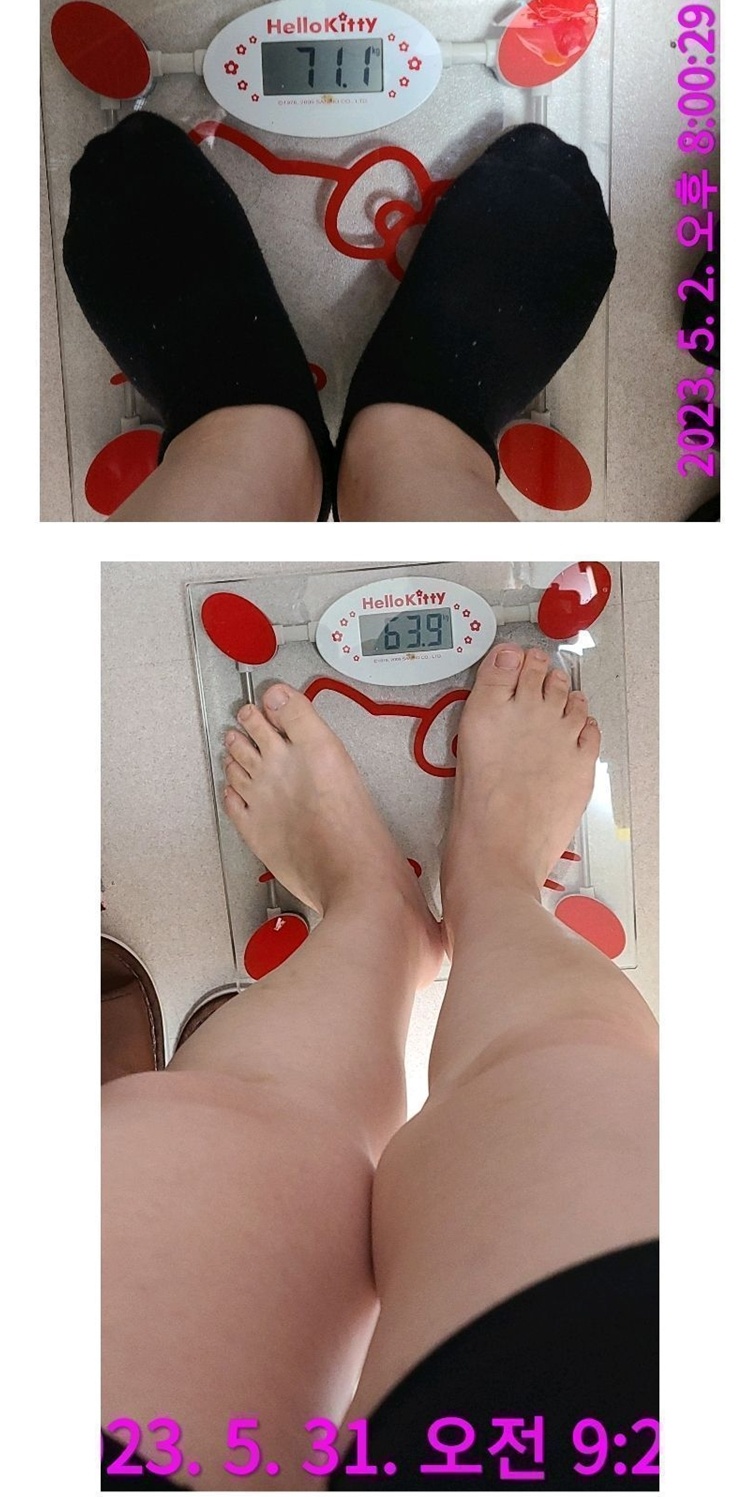 71.1kg☞63.9kg! 한 달에 7kg이상 감량하고 싶다면?