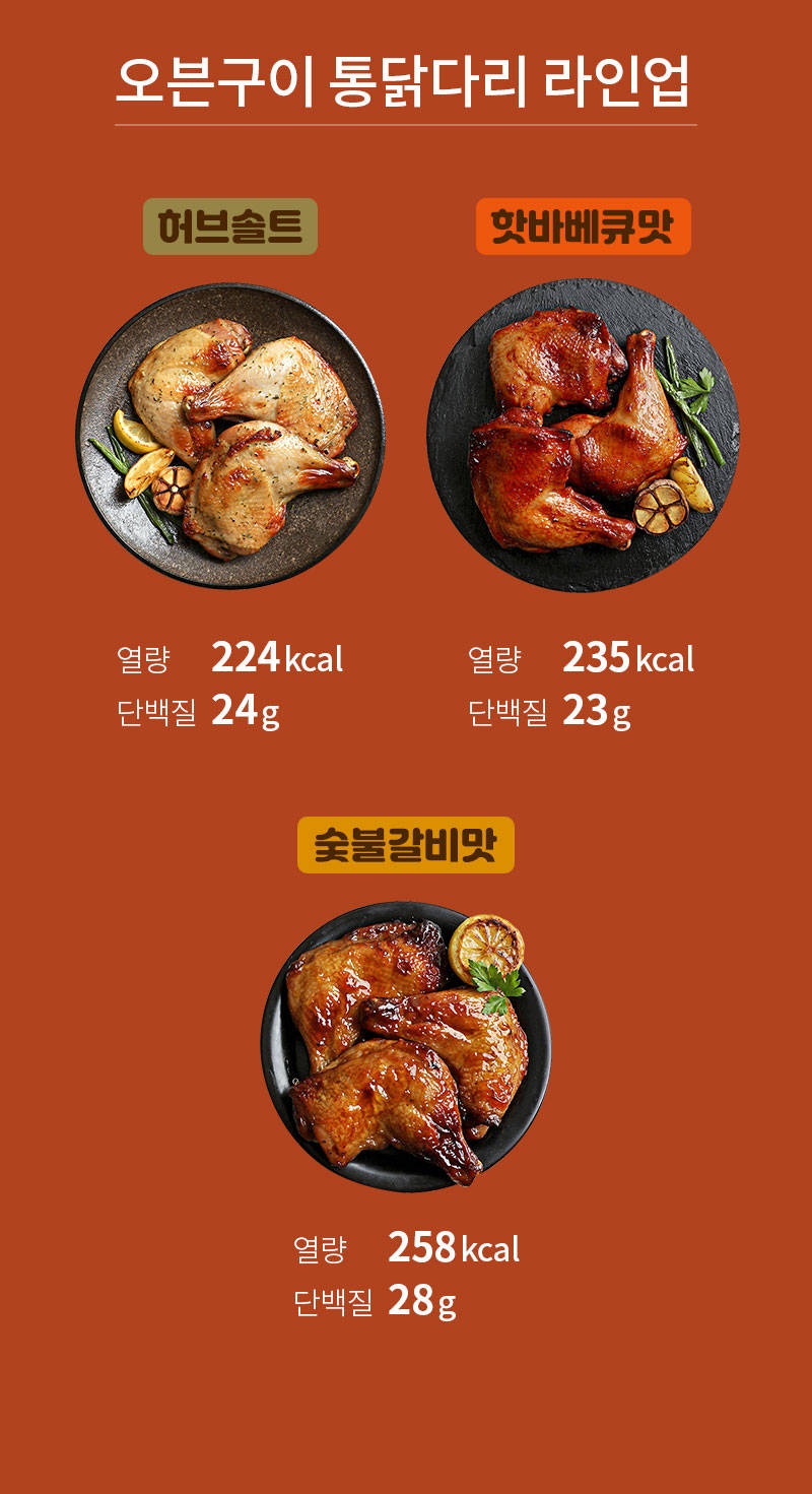 [무료체험단 모집] 닭신 오븐구이 통닭다리 3종 (~11.07)