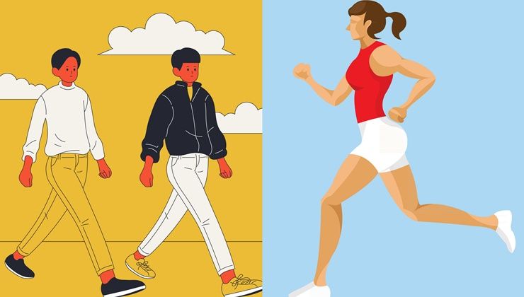 걷기 VS  뛰기! 다이어트 할 때, 뭐가 더 유리할까?