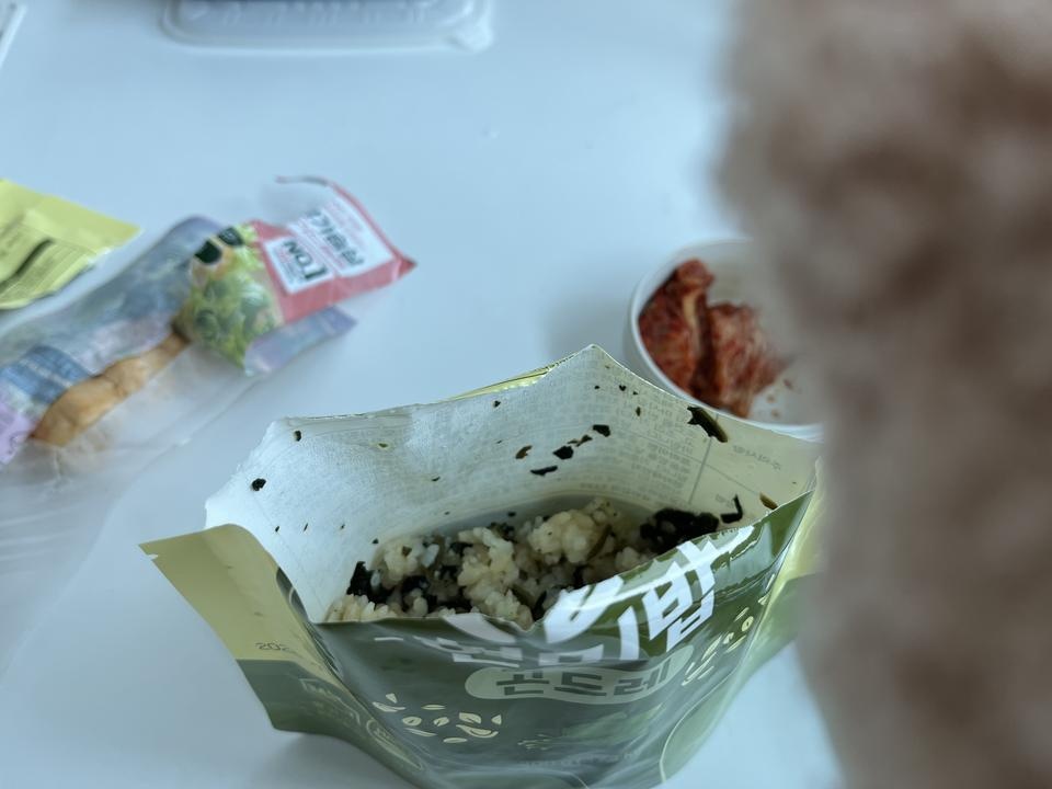 맛있어요! 배부르진 않아도 고프지도 않네요